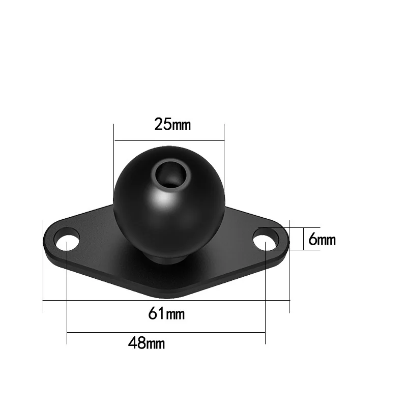 Compact Ball Head Adapter for Motorcycle Handlebar Mount – Ideal for Action Camera Accessories