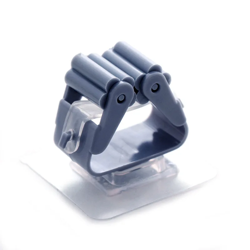 Punch-Free Mop Rack mop holder adhesive hook Bathroom Mop Hook Bathroom Hook Broom Rack Holder Clip