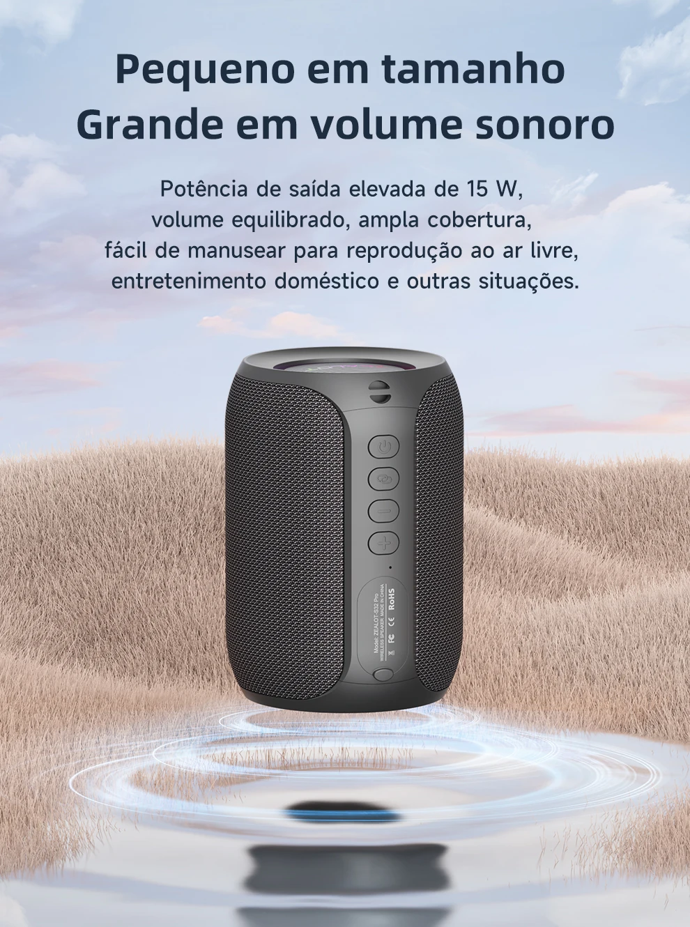 ZEALOT S32PRO à prova d'água