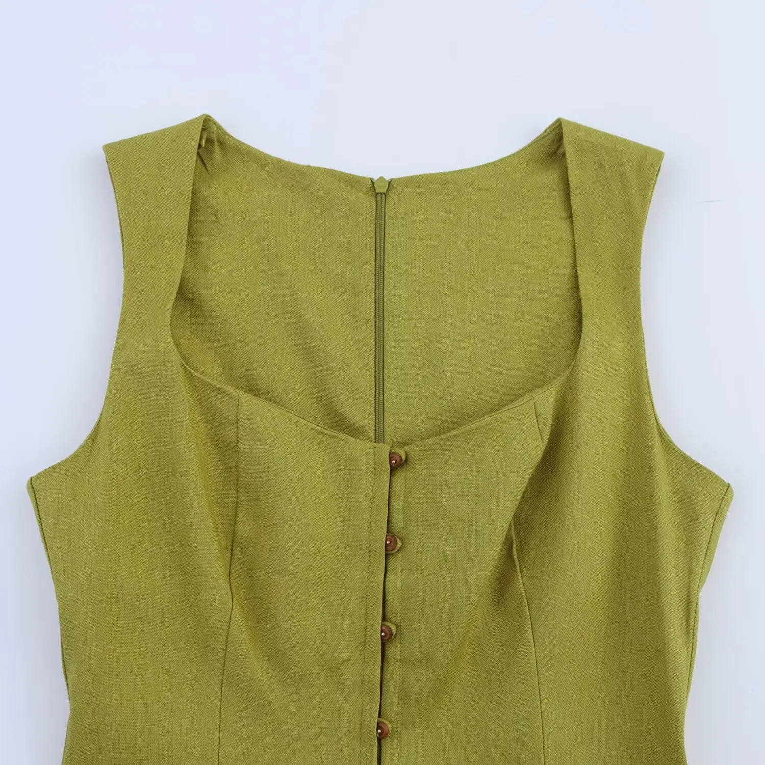 فستان صيفي نسائي جديد من TRAF موديل ETJ 2025، يتمي...