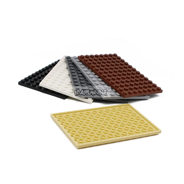 MARUMINE 8x12 MOC Plate 5PCS Building Block Baseplate Create Classic MOC Base Classic Bricks Construction Educational Toys 6