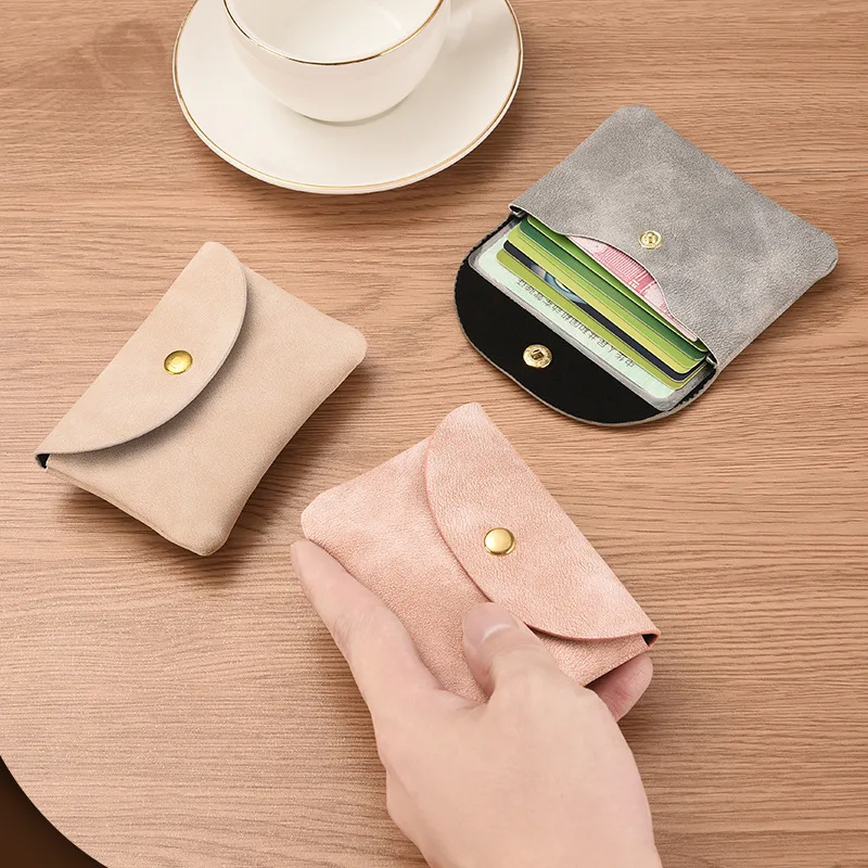 Vintage-Inspired Double Layer Coin Purse - Soft PU Leather Wallet with Multi-Pocket Zipper Bag