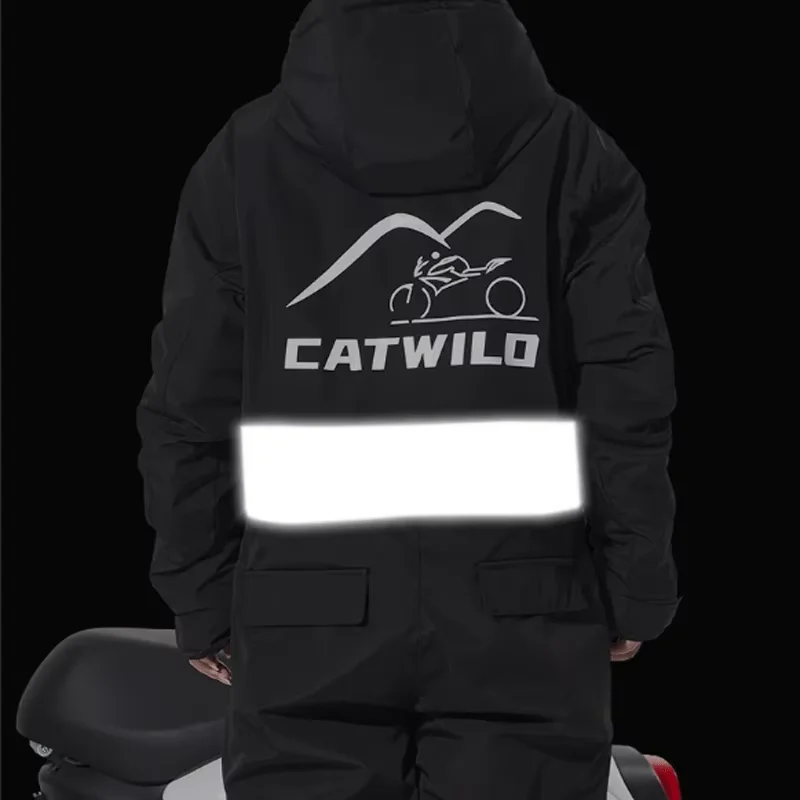 Motorcycle Riding Clothes Windproof Warm Clothing Integrated Quick Wear Cold Proof equipment Fishing Skiing Riding Equipment motorcycle jacket motorcycle leather pants