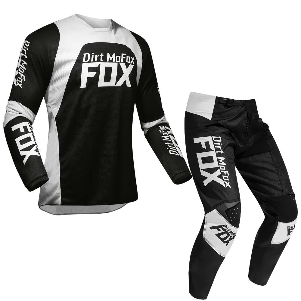 Motocross Racing Dirt Mofox 180 Gear Set Mach Jersey Pants Mountain Bike Offroad Mens Kit Tuta Da Moto