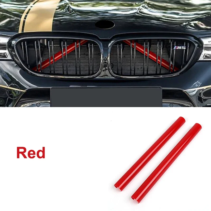 Enhanced Car Front Grille Trim Strips - Sport Styling Decoration Accessories