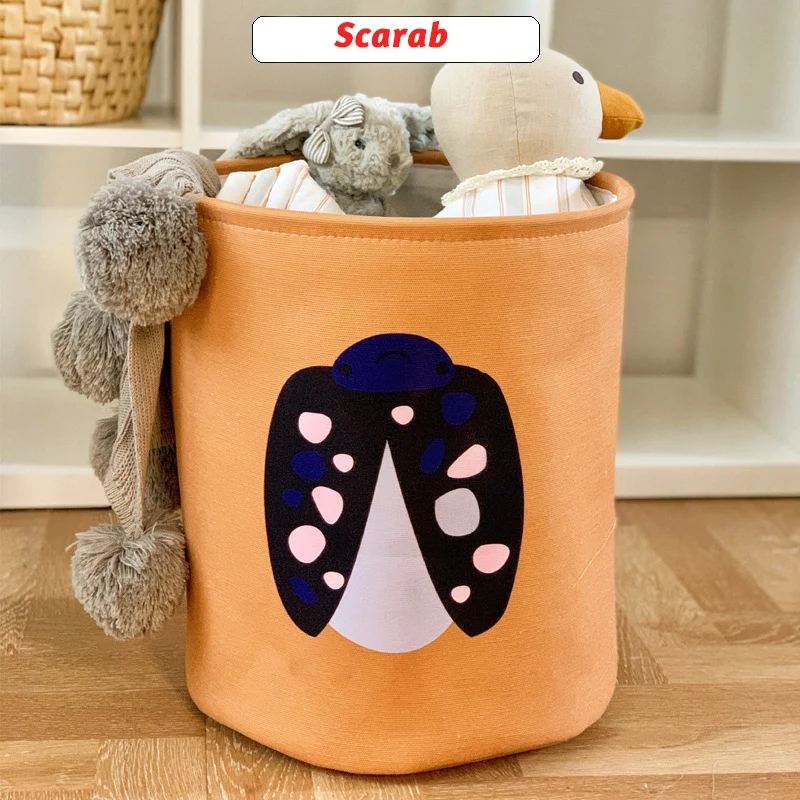 Foldable Laundry Basket for Dirty Clothes for Kids Baby Children Toys Canvas Wasmand Large Storage Hamper Office Home Organizer