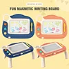 Fun Graffiti Drawing Board Kids Toy Baby Dust-Free Magnetic Drawing Table Educational Montessori  Learning Toys Children Gfit 2
