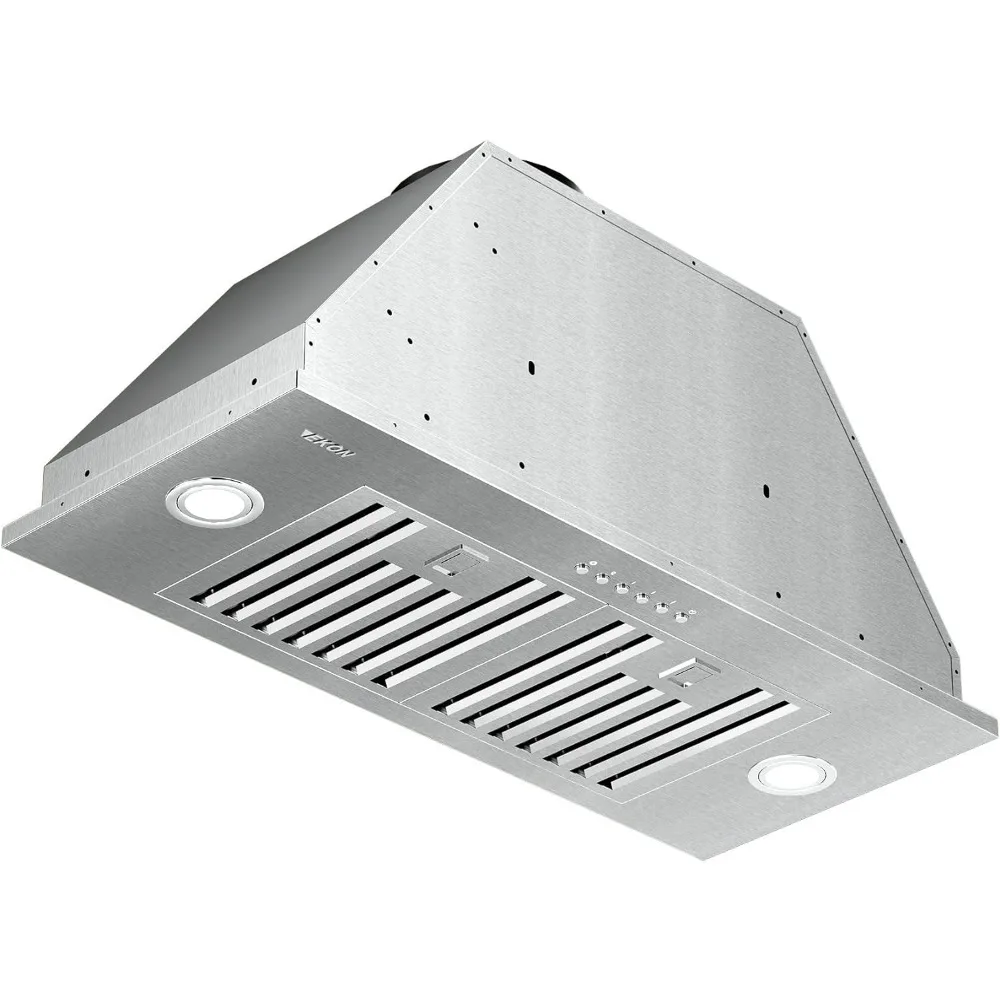 

Range Hood Insert, EKON NAB01-30IN 900CFM Built-in Range Hoods Ducted/Ductless with 4-Speed Soft Touch Panel Control/