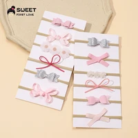Mini Hair Bows Girl Bowknot Headband for Newborn Baby Girl Elastic Rubber Bands for Kids Toddler's Hairbands Baby Accessories 1