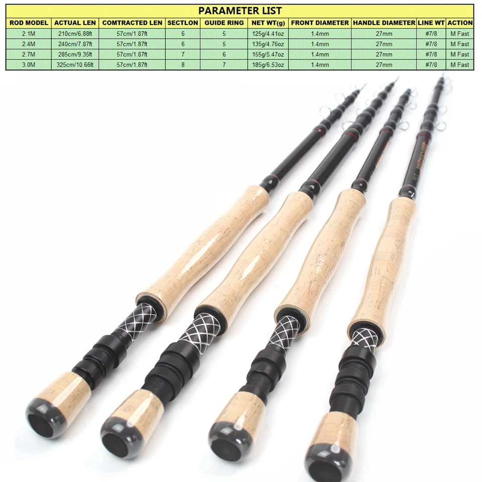 Fishing Equipment Telescopic Fly Rod Sale Bcf Telescopic Rod