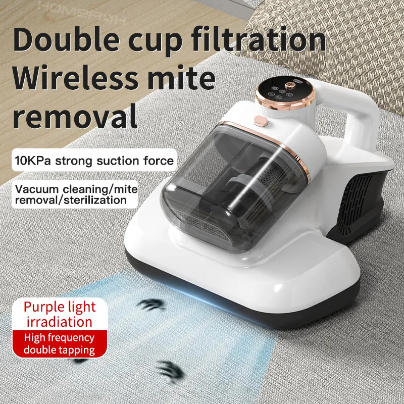Mite Remover House Vacuum Cleaner Dual Cup Three-stage