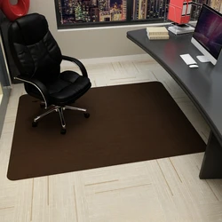 Large Office Chair Mat for Hardwood Floor Protection, Multi-Color Carpet for Living Room or Bedroom (Coffee)
