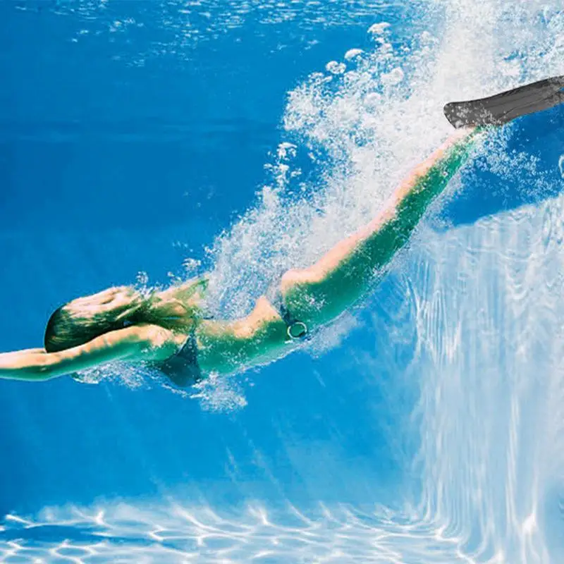 Swim Fins Adult 1 Pair Travel Fins Snorkeling Anti-Slip Fins Snorkeling Silicone Swimming Training Fins For Women Men Training 4