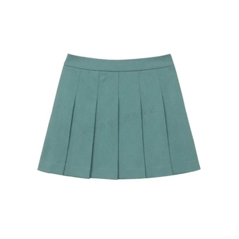 24-spring-half-skirt-fashion-pleated-skirt-golf-clothing-korean-edition-high-waist-slim-fit-sports-golf-anti-shining-short-skirt