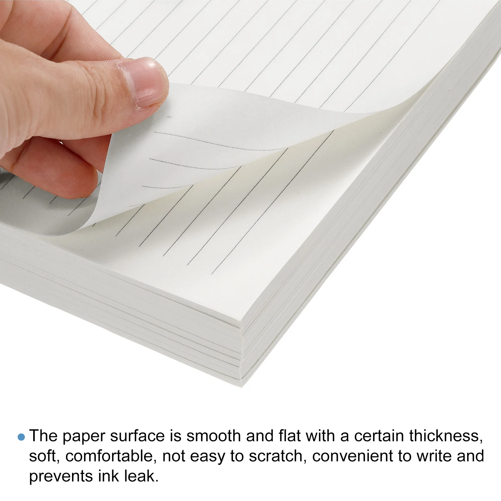 10Pcs B5 Writing Pads Blank Grid Memo Note Pad Writing Scratch Pad Reminder with 40Sheets Student Stationery Office Supplies