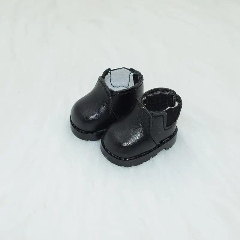 Labubu Doll Leather Finger Shoes (Brown, 3.8 x 2.3 cm)