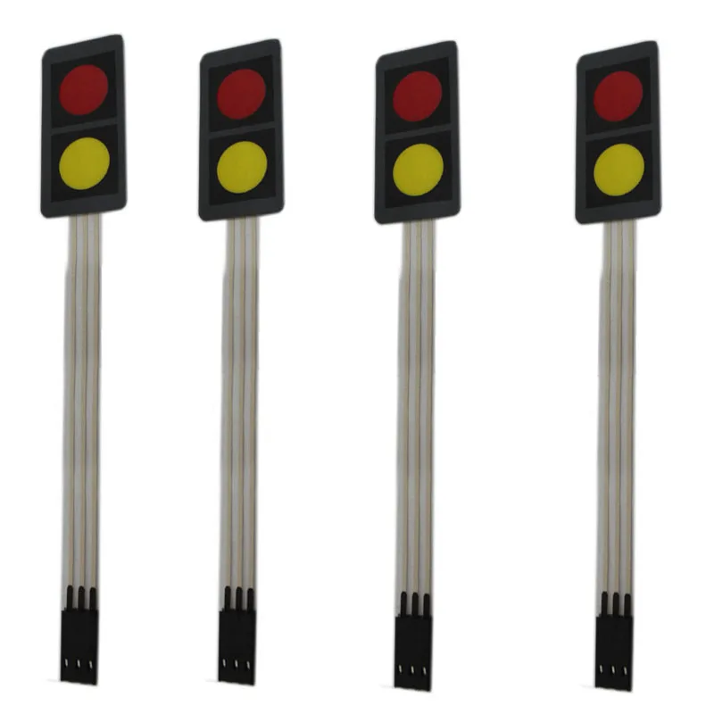 1pc 2key Taste Membran schalter Matrix Array Tastatur Tastatur Bedienfeld Pad DIY Kit für Arduino Smart Car