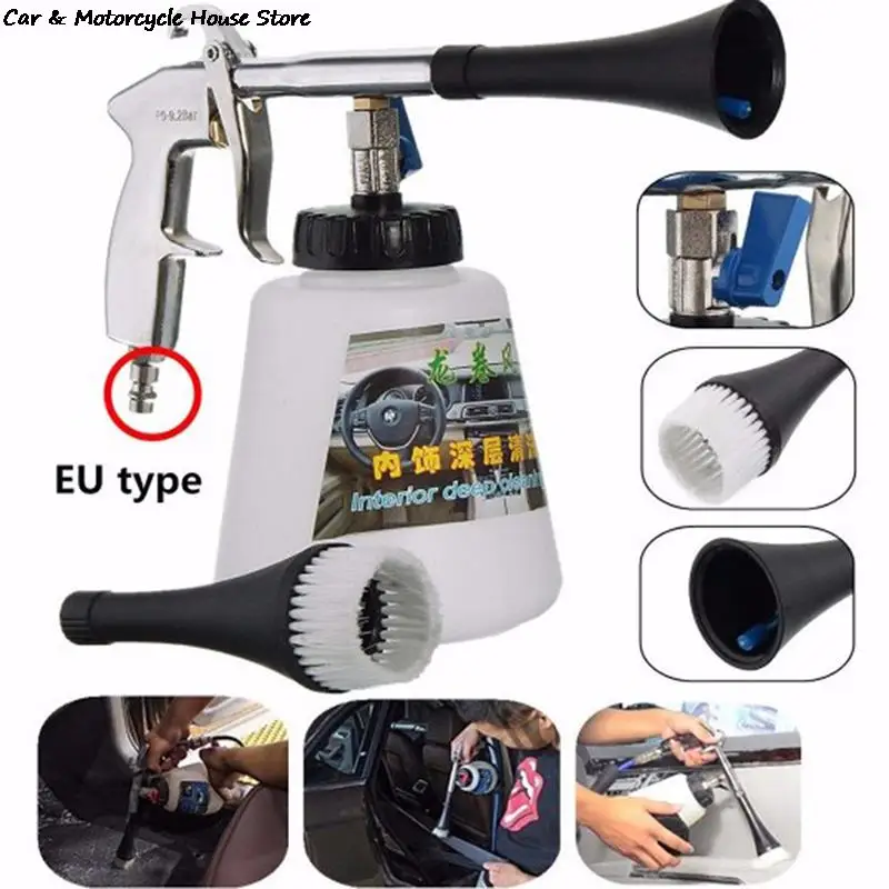 

Automotive Interior Cleaning Machine Tornador Foam Cleaning Gun With Brush High Pressure Car Washer Foam Gun