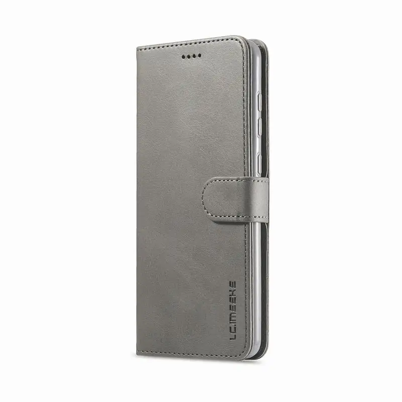 Premium Flip Magnetic Wallet Leather Phone Case with Card Slot and Stand