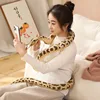 1pc 200cm Giant Snakes Plush Toy Simulation Long Golden Python Stuffed Snake Plushie Pillow Children Boys Gift Home Decoration 3