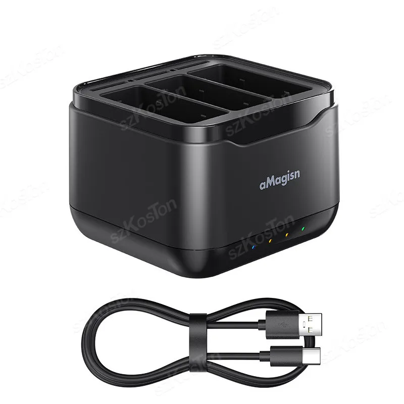 Per Gopro Hero 13 Caricabatterie rapido per batteria Scatola di