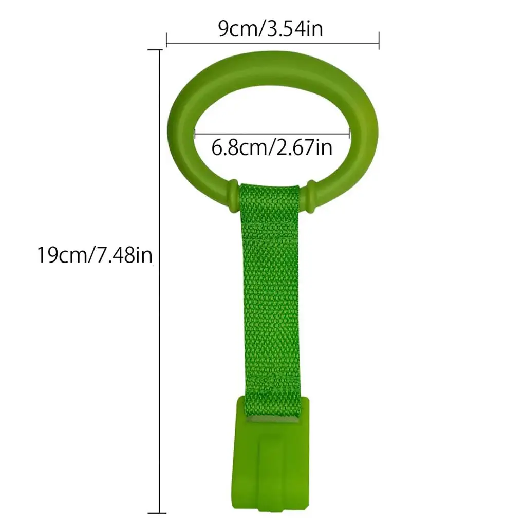 4 Pieces Baby Pull Rings Cribs Balance Training Ring Toddler Stand Walking Aiding Tool Hanging Handles Pendant Home baby pull rings