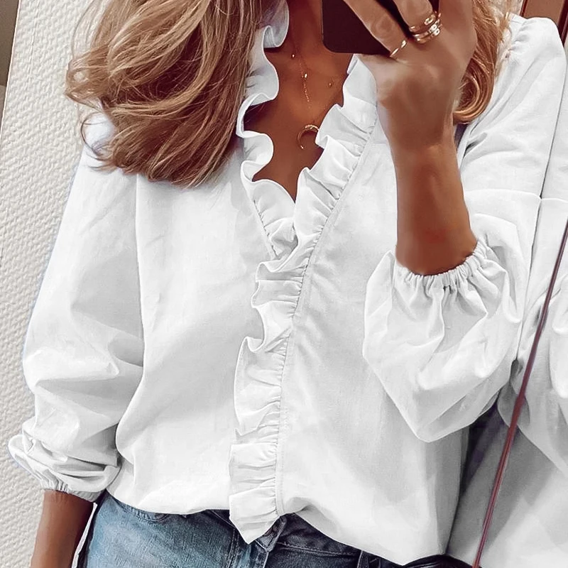 Charlotte | Women’s Spring Buttoned Office Blouse main image 0