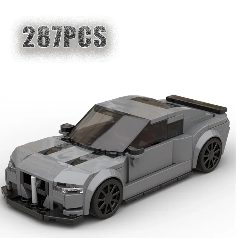 

Новая модель суперкара M4 G82 287 шт., строительный комплект, блочные самоблокирующиеся кирпичи, игрушки, подарок на день рождения и Рождество