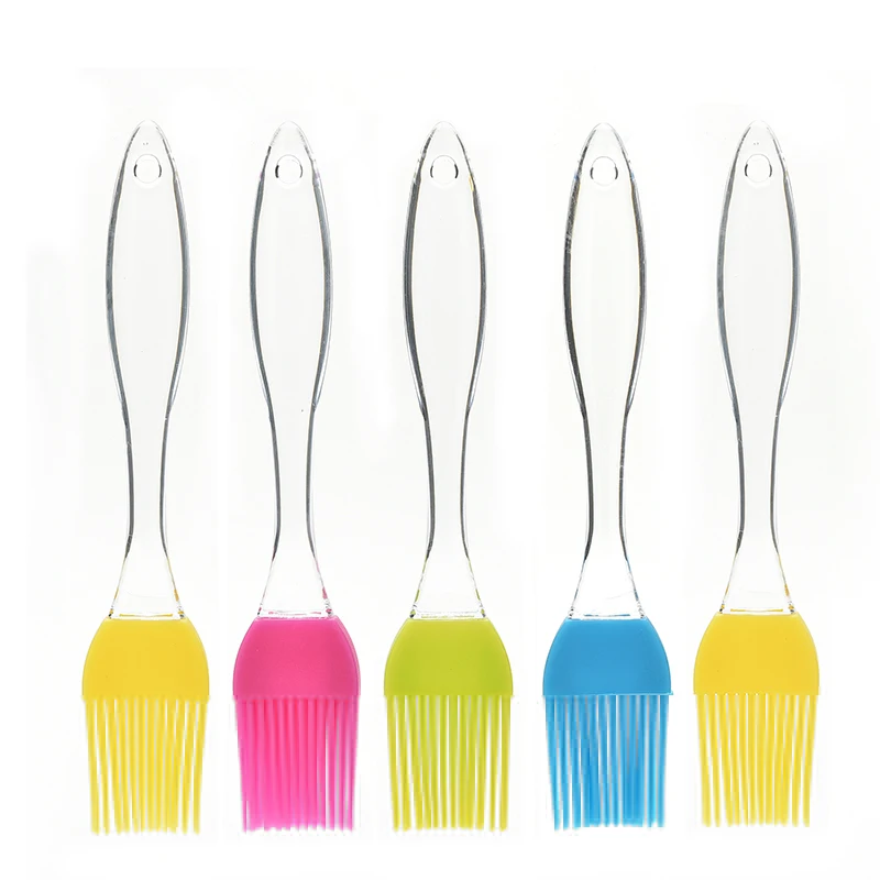1PCS Silicone Heat Resisting High Temperature Resistant Cleaning Barbecue Baking Cooking Barbacoa BBQ Basting Oil Brush