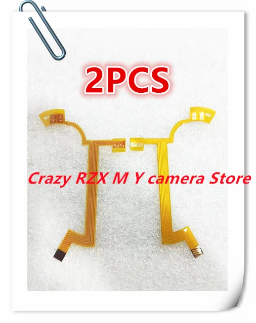 

2PCS/ NEW Lens Aperture Flex Cable For Tamron 17-50mm 17-50 mm Repair Part ( For Canon Connector)