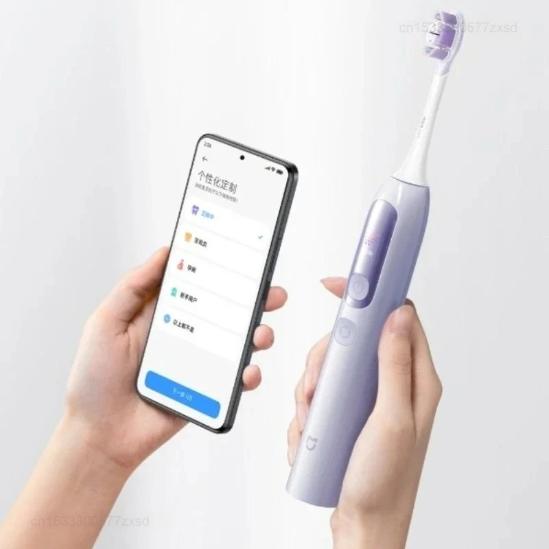 미지아 스마트 서보-오실레이션 전동칫솔 프로 스마트 4가지 모드 IPX8 방수 & 여행용 잠금 기능 긴 배터리 수명 미홈 앱