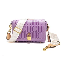 CHCH Crossbody Bag 2024 New Purple Magnetic Flip Cover Commuter Women's Bag Wallet - Image 6