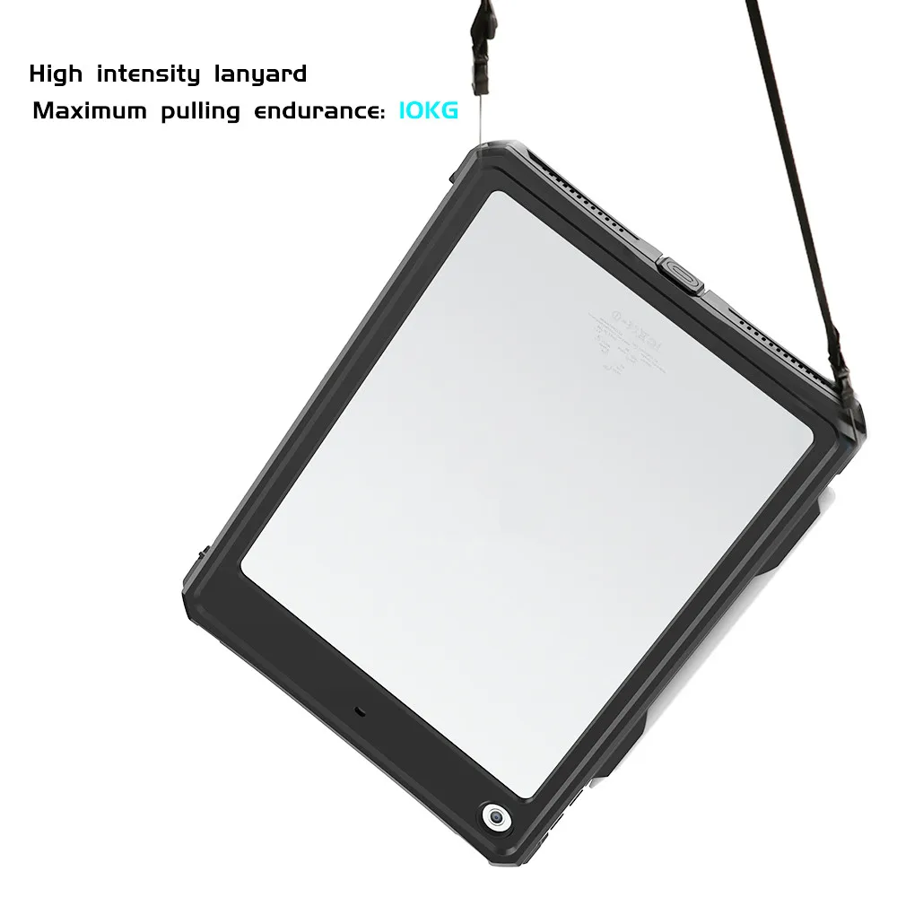 ShellBox Military Grade Protection IP68 Waterproof Case for iPad 10.2 // Shockproof Heavy Duty Defender Armor Case