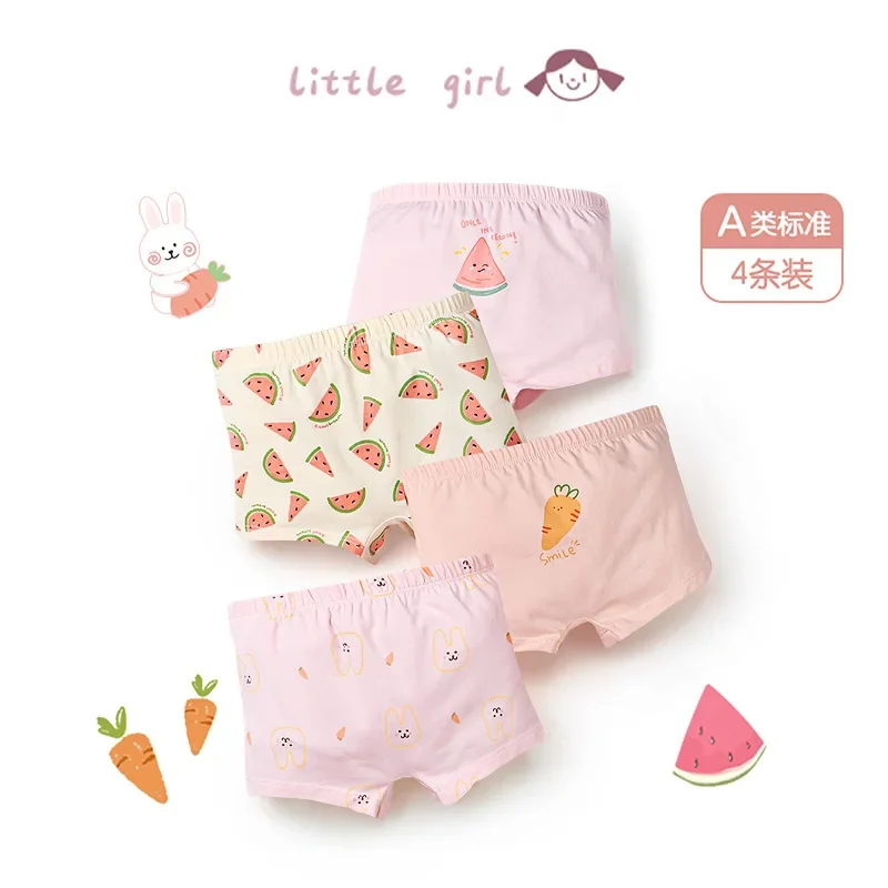 

Underwear Girls Cotton Boxers Children Baby Little Girl Close-fitting Big Boy Cotton New Breathable