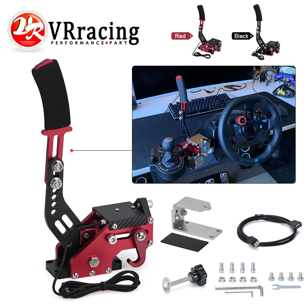 Racing Handbrake 14Bit PC USB Handbrake for SIM Auto Racing Games G25/G27/G29 T500 Steel And Aluminum RALLY Adjustable For PC Windows