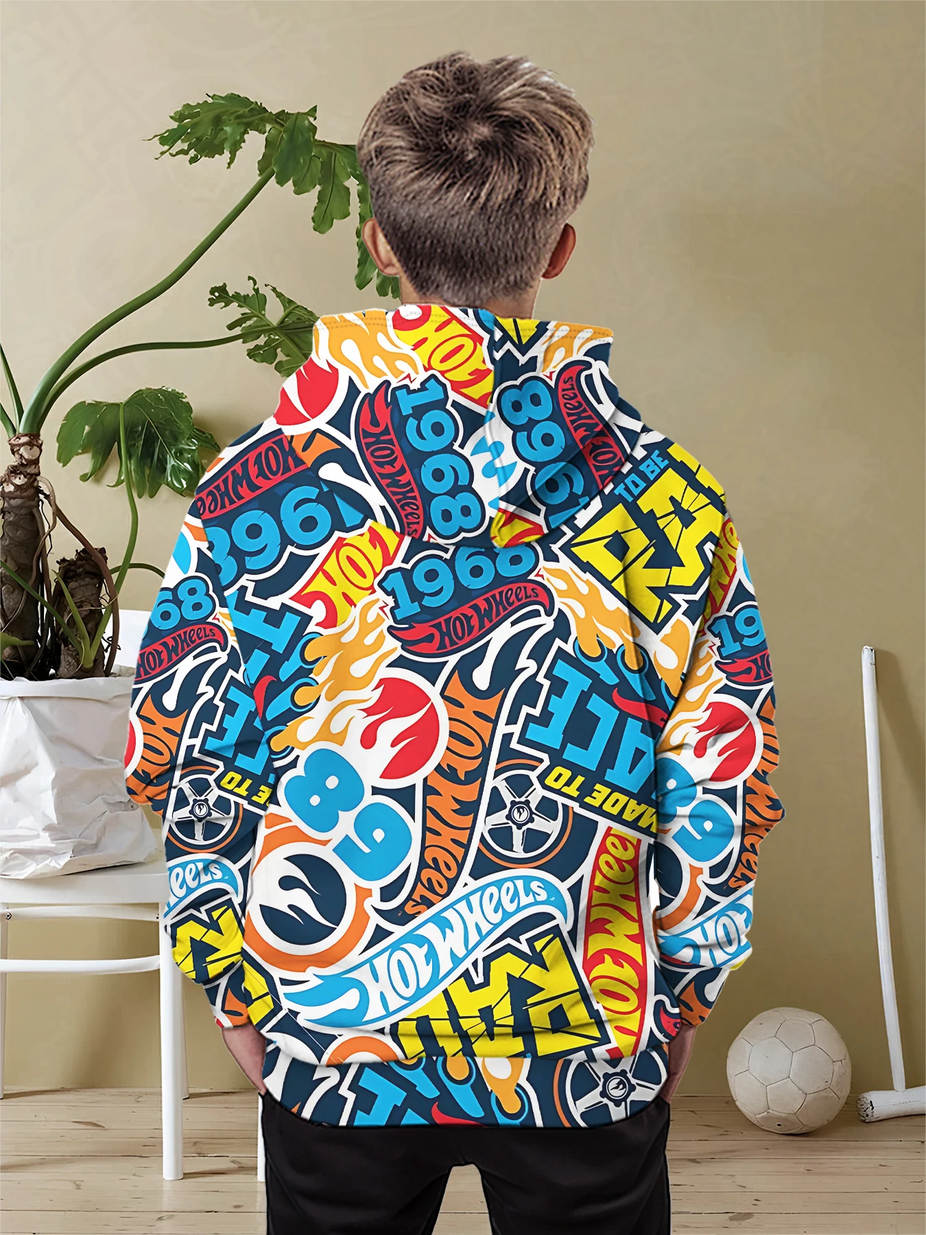 Hot Wheels Car Game 3D Print All Seasons Children Casual Sweatshirt Cool Pullover Tops Unisex Clothes Boy Girl Hoodies 2