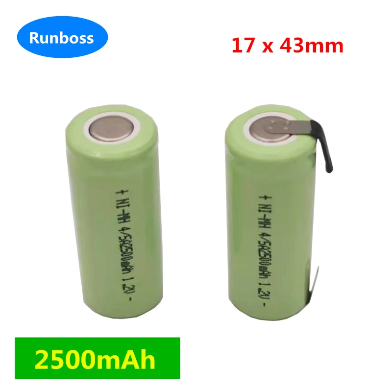 Batteria Ricaricabile Ni-Mh 2500 Aa Da 4/5 Mah Con Perni Per Strumento Di Pulizia Philips Per Rasoio Elettrico Per Spazzolino Da Denti Braun Oral B