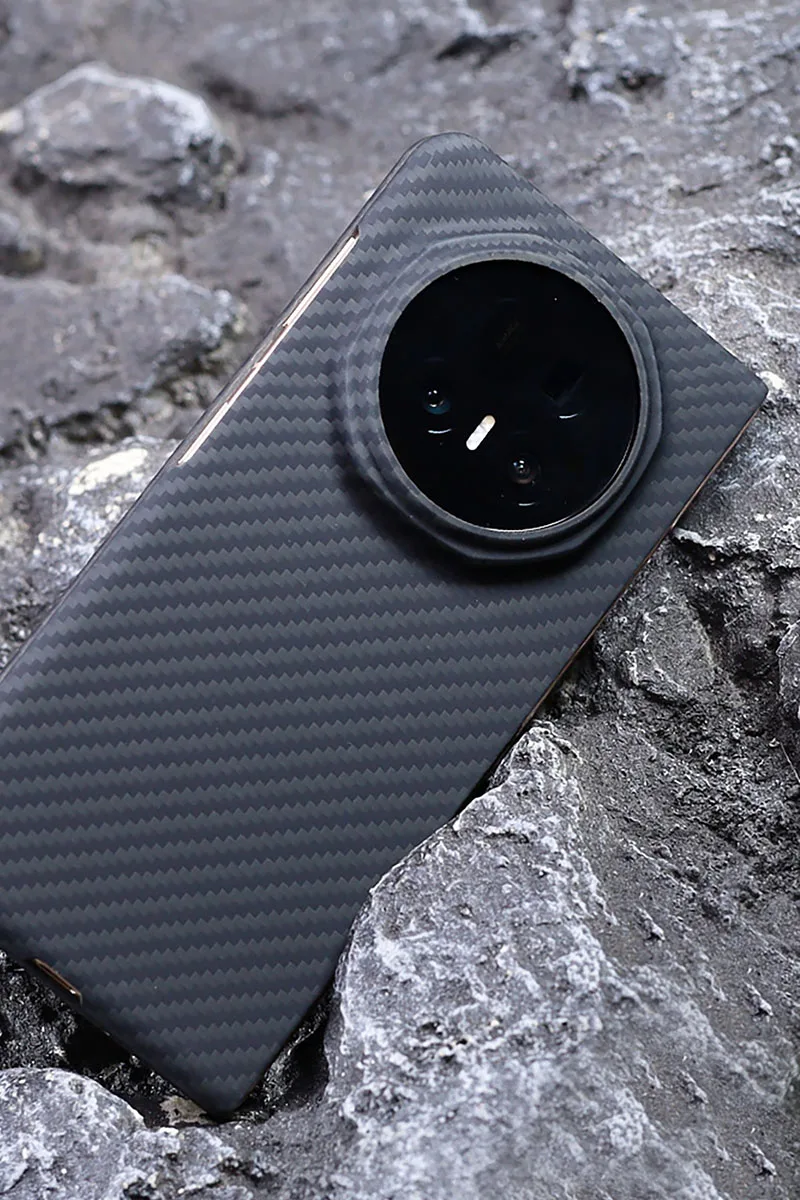 Coque Honor Magic V5/V3 En Fibre De Carbone Aramide, Fine, Anti-trace, Charge Sans Fil (neuve)