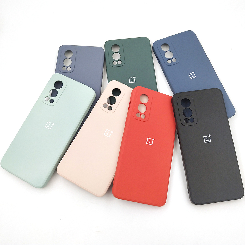 For OnePlus Nord 2 Case Liquid Silicone Soft Camera Protection Cover For One Plus Nord 2 Nord2 1+ Nord2 5G Shockproof Bumper Bag