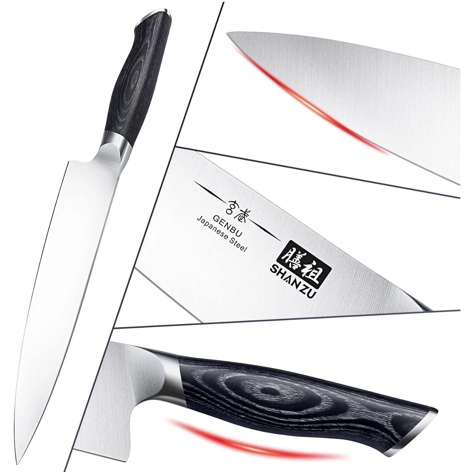 Shan Zu Pro Classic Chef Knife 8 Kitchen Knife With High Carbon