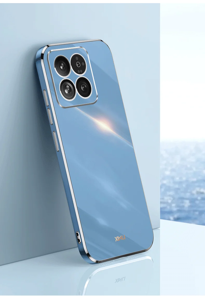 6D elektropläterat fodral för Xiaomi 14 Ultra Civi3 13T POCO C55 X5Pro Redmi Note 13 12 Pro Plus 12C 12r 12s skal_voghion.com