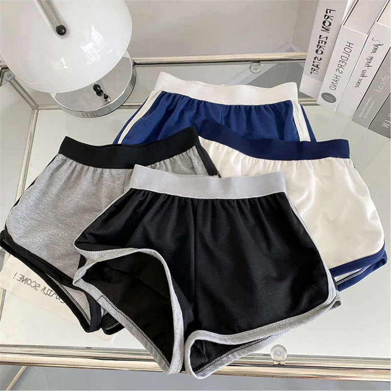 

Summer Shorts Women Chic Sporty Casual Cozy Hot Sale High Waist Teens Trouser All-match Slim Patchwork Y2k Schoolgirls