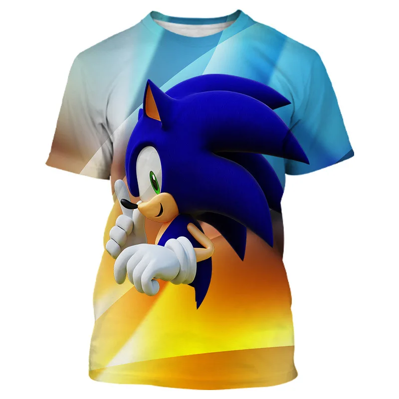Sonic The Hedgehog Chrome Adults T-Shirt