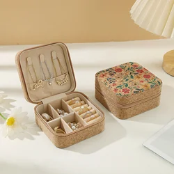 Elegant Travel Jewelry Case - Portable Organizer for Earrings, Rings, Necklaces, and Bracelets (C)