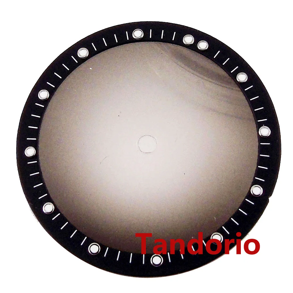 Piezas de reloj 28,5 mm esfera transparente cara luminosa para movimiento NH70 NH72 NH73 - Imagen 24 de 25