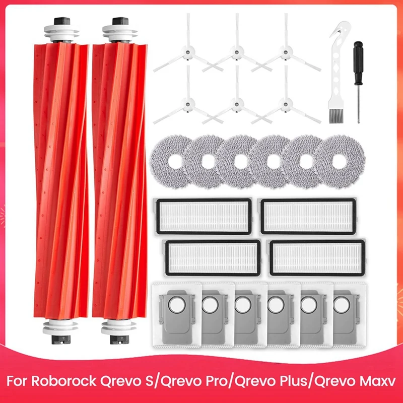 T42C-Accessories For Roborock Qrevo S/Qrevo Pro/Qrevo Plus/Qrevo Maxv Vacuum Robot Replacement Parts