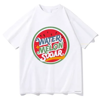 Vintage Twinkling Watermelon Graphic T-Shirts Women's Funny Streetwear Korea Style Aesthetic Y2K Clothing 1