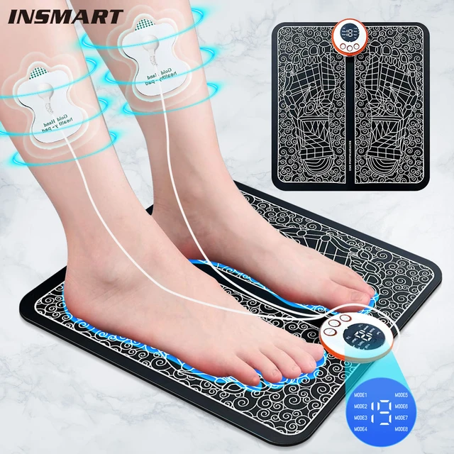 EMS Foot Massager Electric Pad Mat Tens Unit Intelligent USB Charging  Improve Blood Circulation Relieve Ache Pain HealthCare - AliExpress