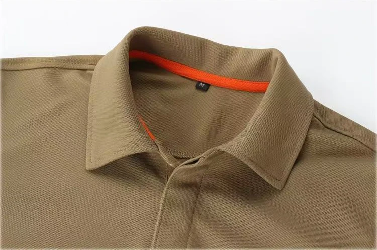 Men's Quick Dry Pullover Embroidered Shirts Summer Oversized Breathable Clothes Elastic Plain Camping Hiking Climbing T-shirts 5