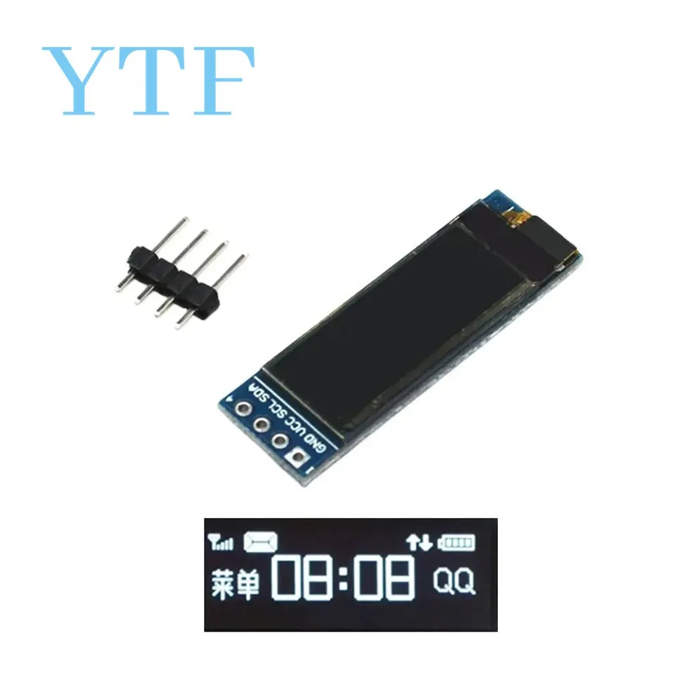 OLED LCD Display Module for oled lcd display module 0.91 Inch 128x32 128 32 I2C IIC Interface Serial White Blue 0.91" 12832 SSD1306 LCD Screen